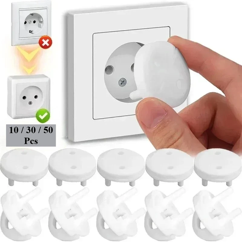Outlet Cover Childproof - Zertifizierte kindersichere Sicherheits-Steckdosenabdeckungen, europäische Ausführung, 10