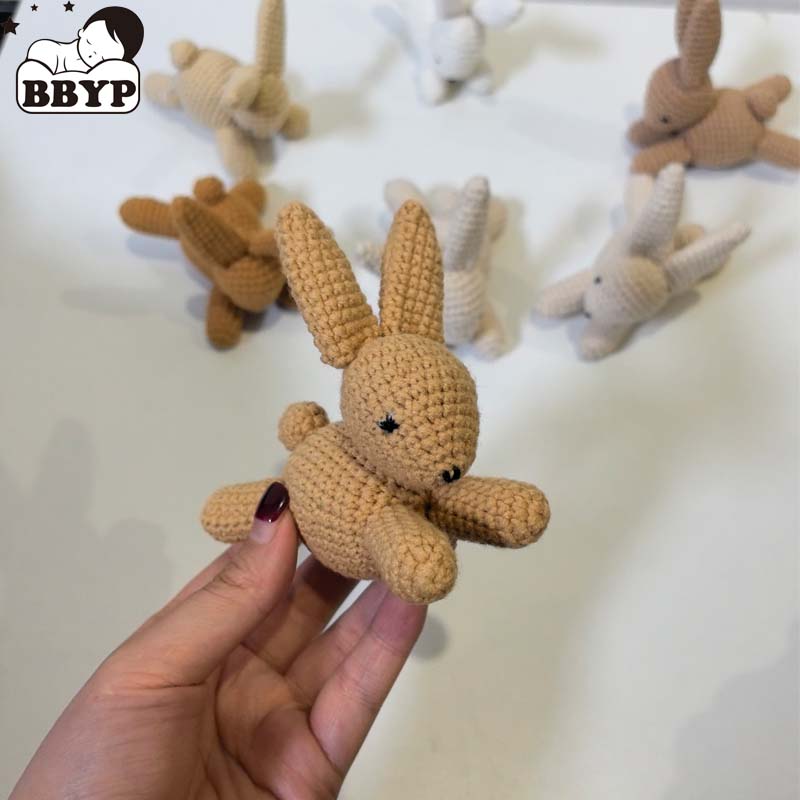 Baby Nursery Home - 1 Stück entzückende Häkel-Kaninchen-Dekoration, Baby-Krippe, Handy