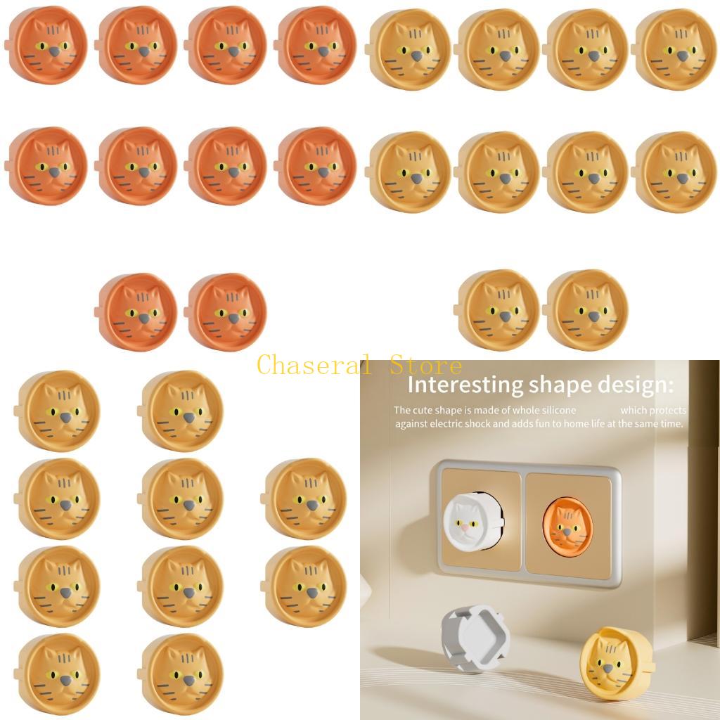 Outlet Cover Childproof - E7CE Packung mit 10 Stück Silikon-Steckdosenabdeckung