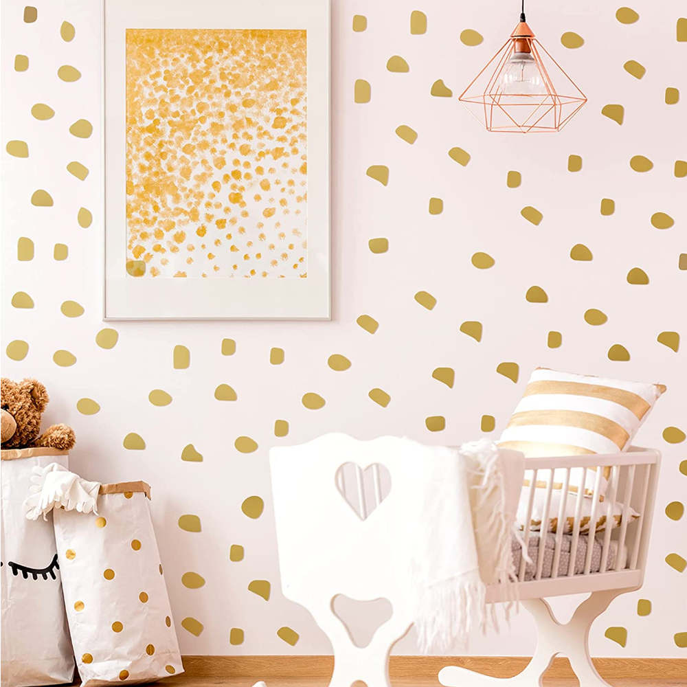 Baby Nursery Wallpaper Girl - 96 teile/satz niedliche unregelmäßige Punkte Wandt