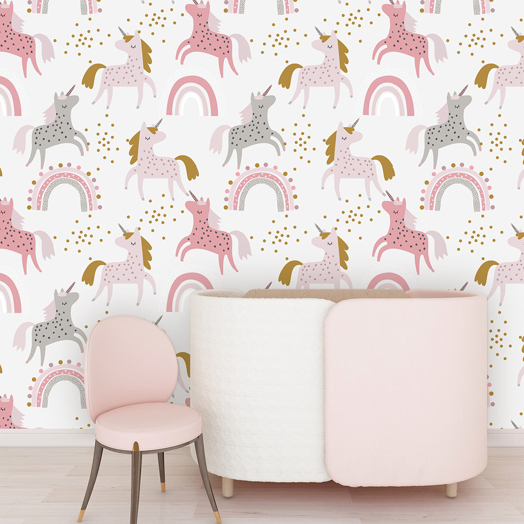 Kindergarten Tapete Baby Mädch – Baby Nursery Wallpaper Girl Bewertung und Preis