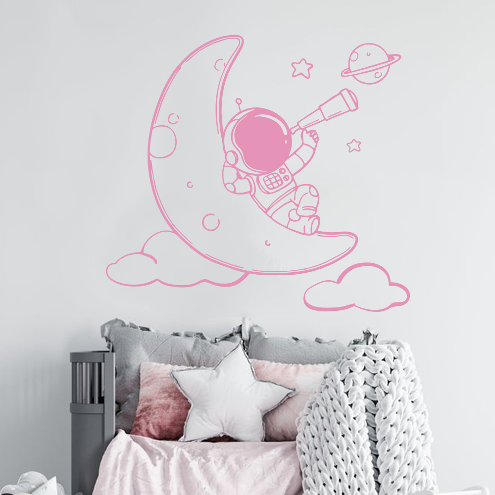 Cartoon Astronaut auf Die Mond – Baby Nursery Panelling Bewertung und Preis