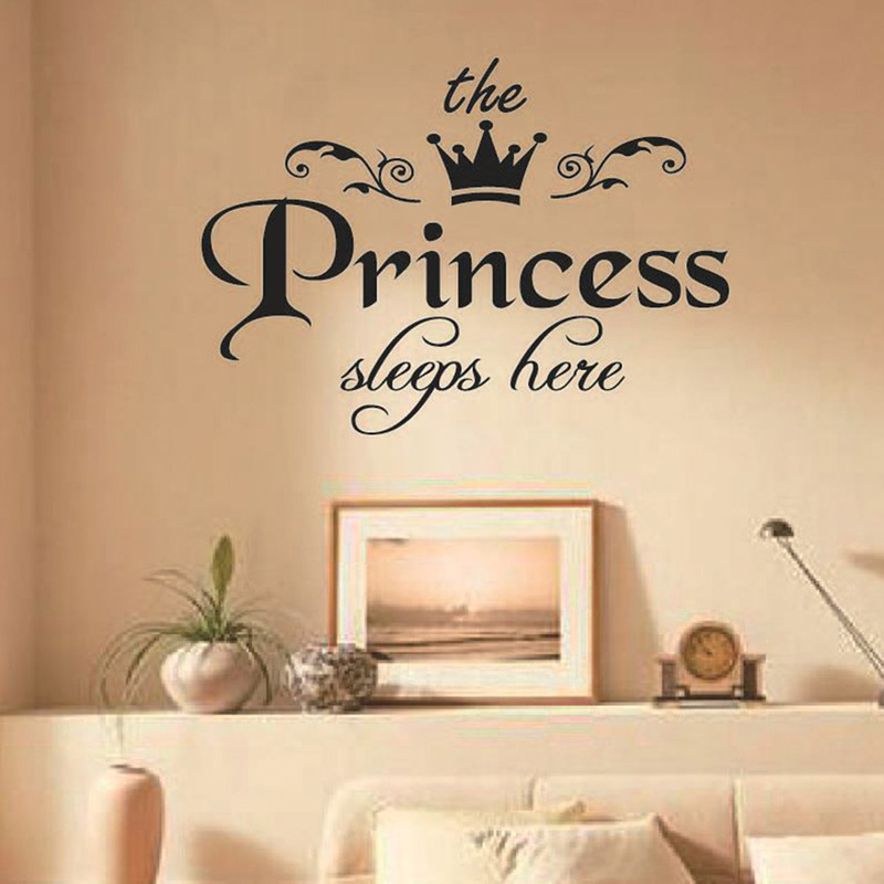 Wandaufkleber „Die Prinzessin  – Baby Nursery Wallpaper Girl Bewertung und Preis