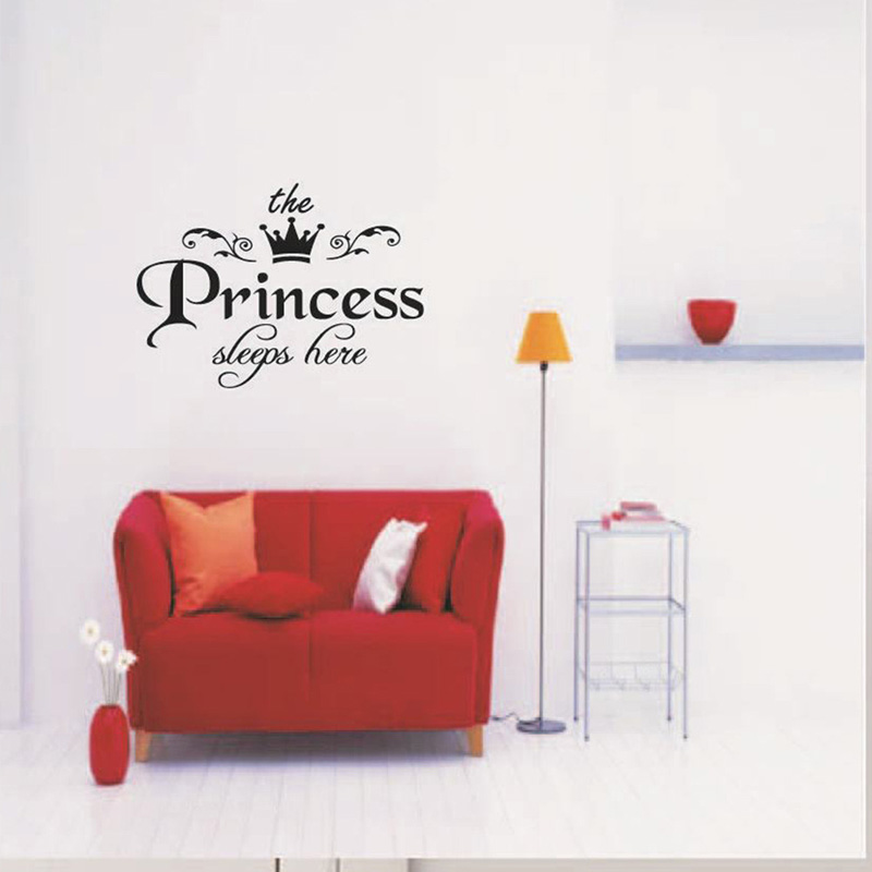 Wandaufkleber „Die Prinzessin  – Baby Nursery Wallpaper Girl Bewertung und Preis