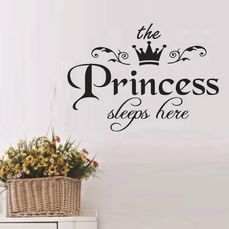Wandaufkleber „Die Prinzessin  – Baby Nursery Wallpaper Girl Bewertung und Preis