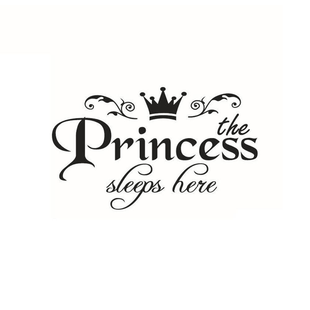 Wandaufkleber „Die Prinzessin  – Baby Nursery Wallpaper Girl Bewertung und Preis