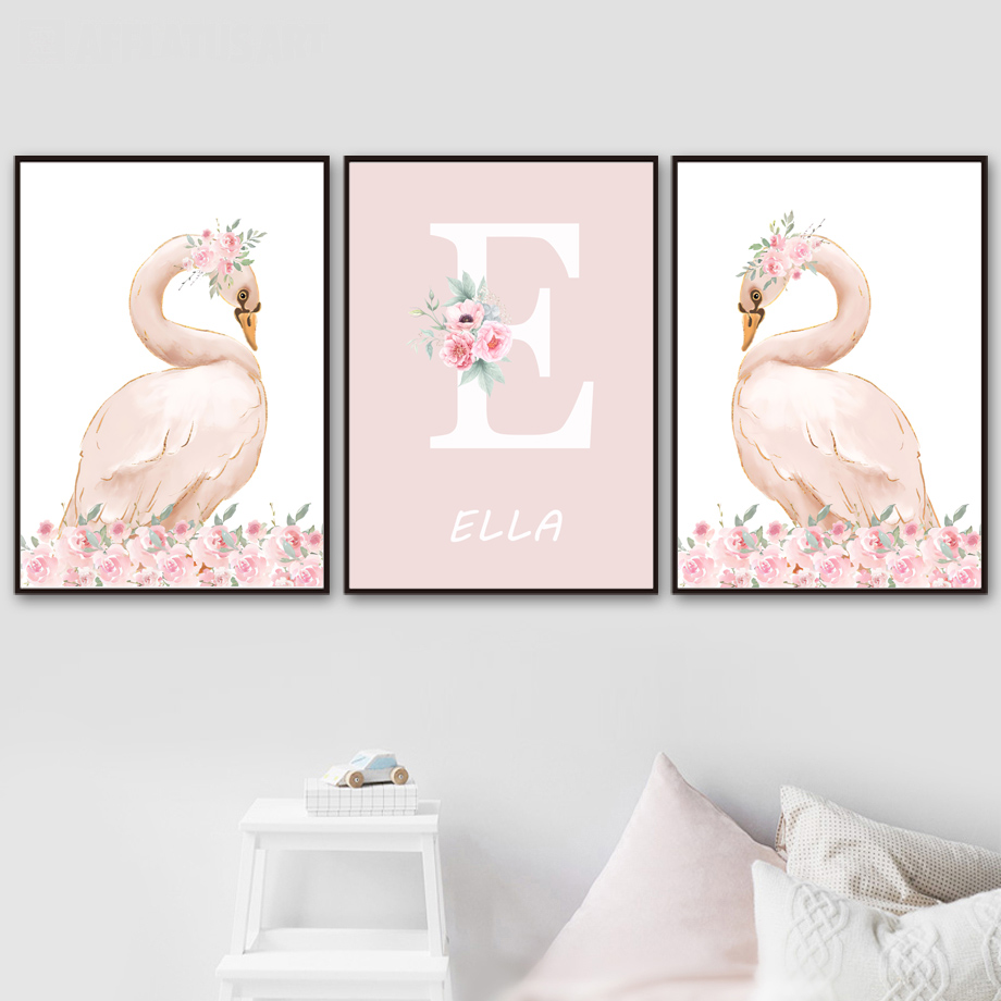 Rosa Engel Mädchen Sonne Mond  – Baby Nursery Paintings Bewertung und Preis