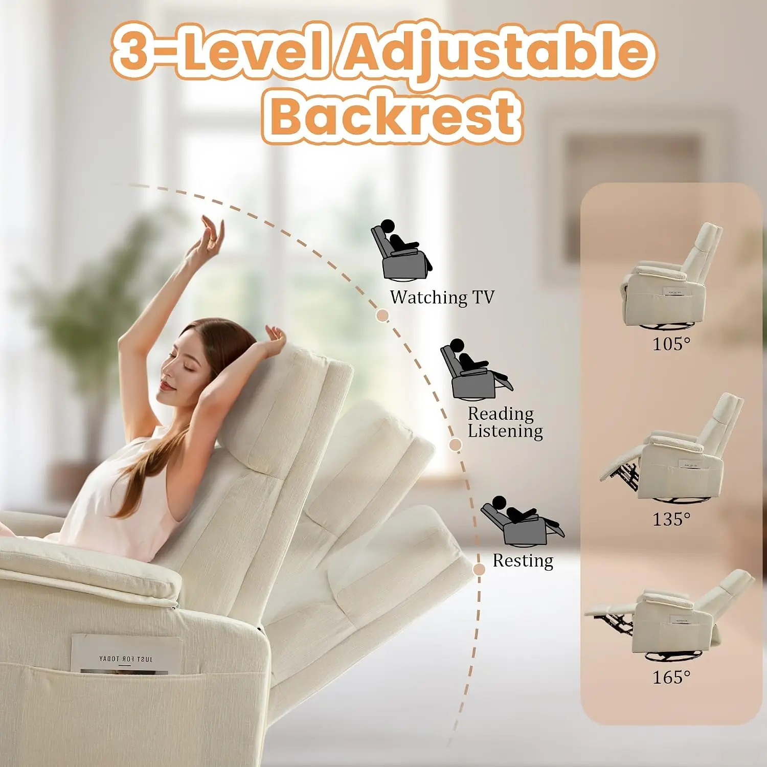 Korser Relaxsessel, Drehbarer  – Rocking Chair Nursery Bewertung und Preis