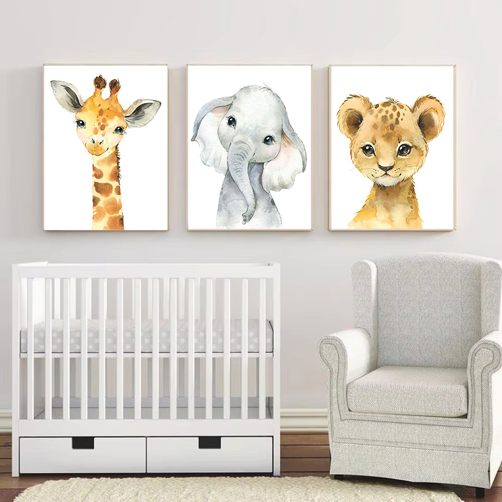 Safari Kinderzimmer Dekor 3er  – Baby Nursery Jungle Bewertung und Preis