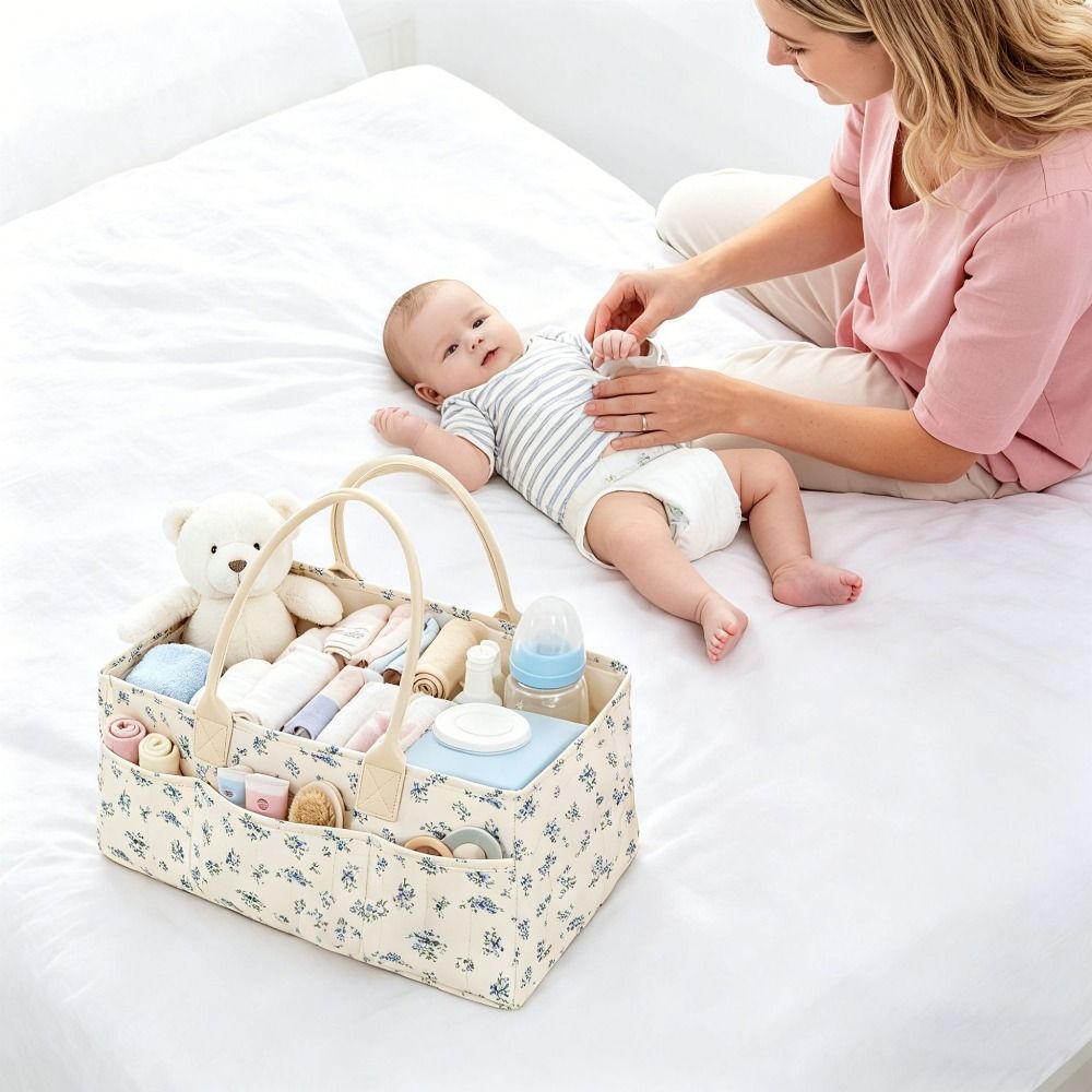 Blumenmuster Baby Windel-Organ – Baby Nursery Essentials Bewertung und Preis