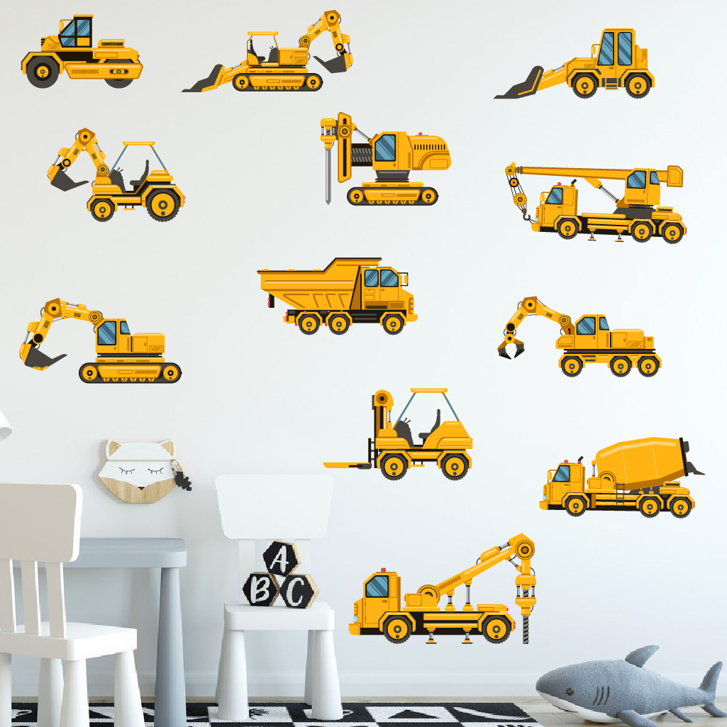 Cartoon Bagger Engineering Aut – Baby Nursery Wall Decals Bewertung und Preis