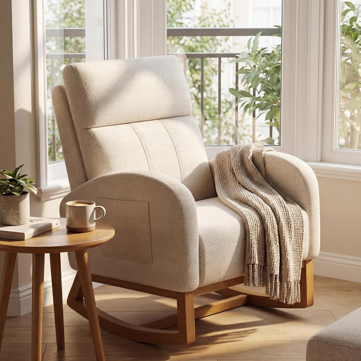 # Bequemer Schaukelstuhl mit h – Rocking Chair Nursery Bewertung und Preis