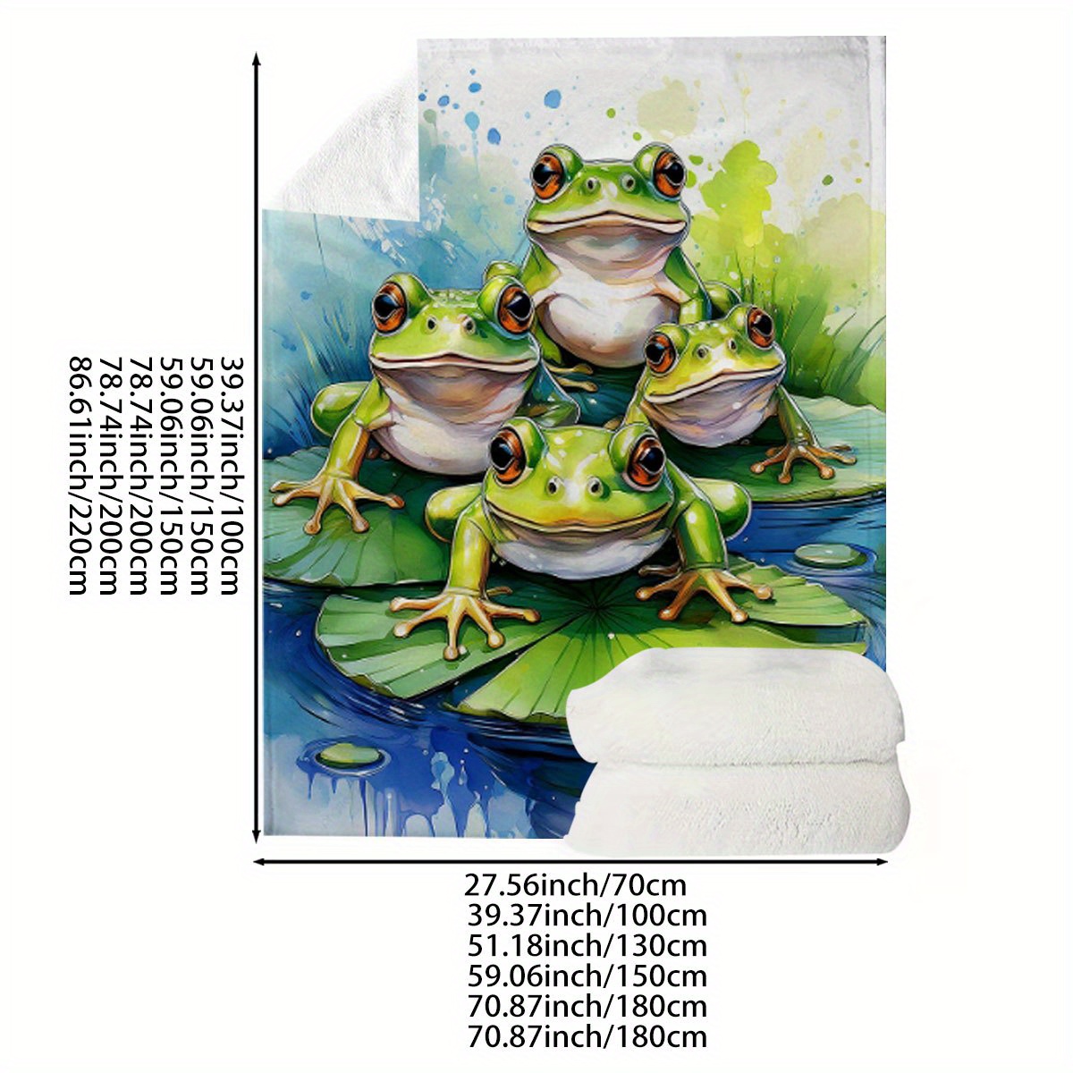 Super süße Frosch-Teich-Decke  – Baby Nursery Nature Theme Bewertung und Preis