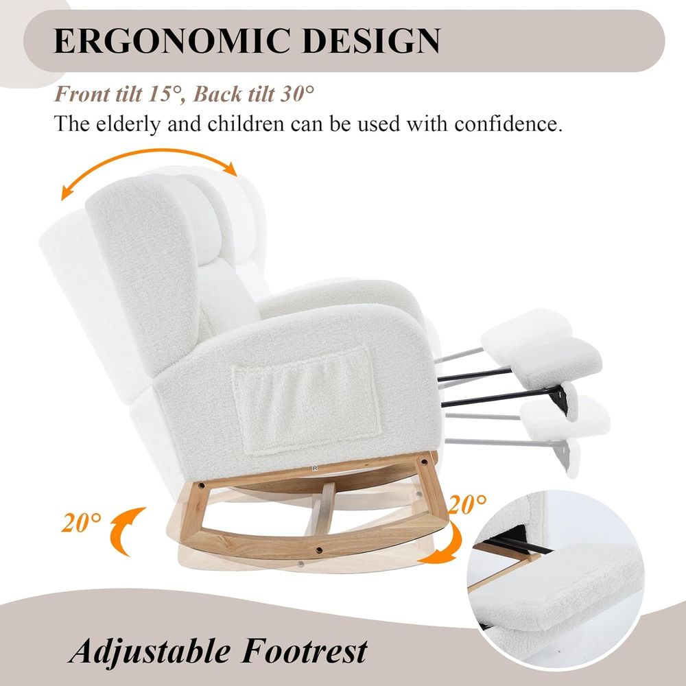 Gepolsterter Kinderzimmer-Scha – Rocking Chair Nursery Bewertung und Preis