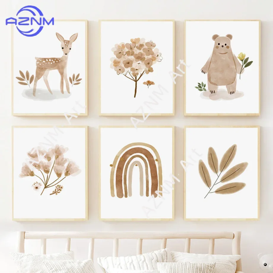 Boho Kinderzimmer Wandkunst Le – Baby Nursery Paintings Bewertung und Preis