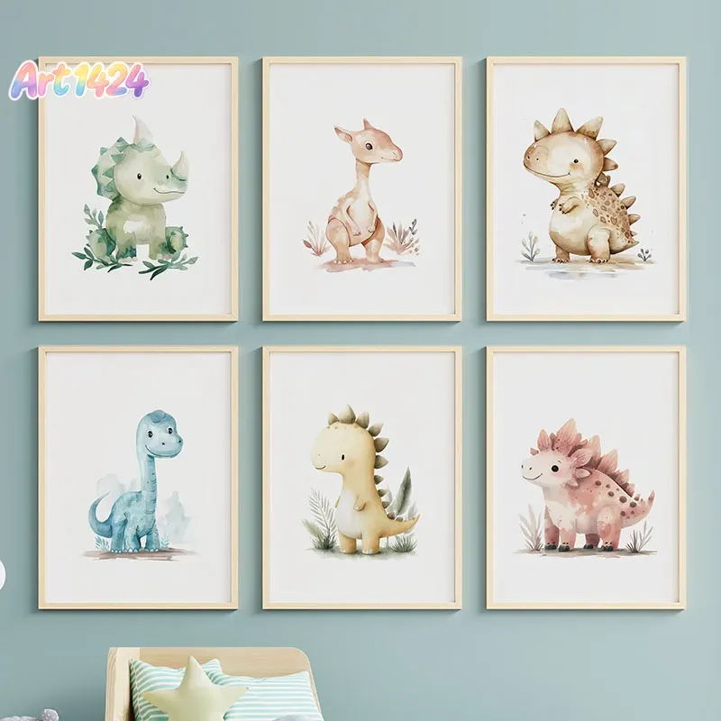 Cartoon-Dinosaurier-Dschungel  – Baby Nursery Jungle Bewertung und Preis