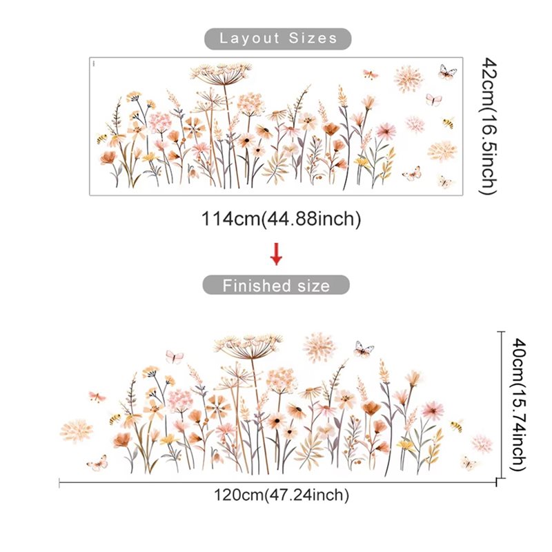 【EFFIZIENZVOLL】2X Boho-Blumen- – Baby Nursery Wallpaper Girl Bewertung und Preis