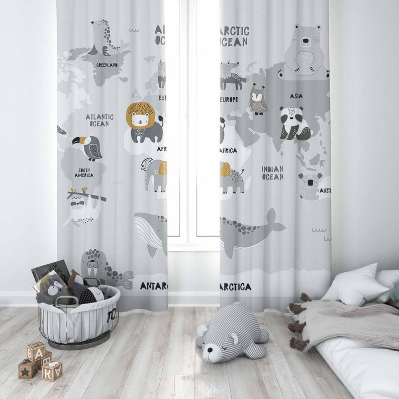Weltkarte Kinderzimmer Vorhäng – Baby Nursery Youtube Bewertung und Preis