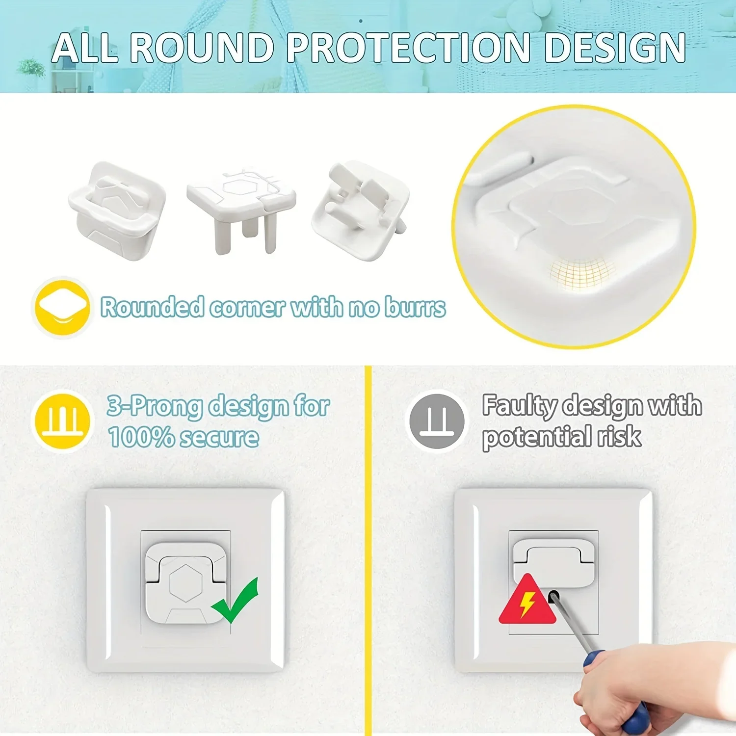 1/3/5/10/20 Stück Baby-Sicherh – Outlet Cover Childproof Bewertung und Preis
