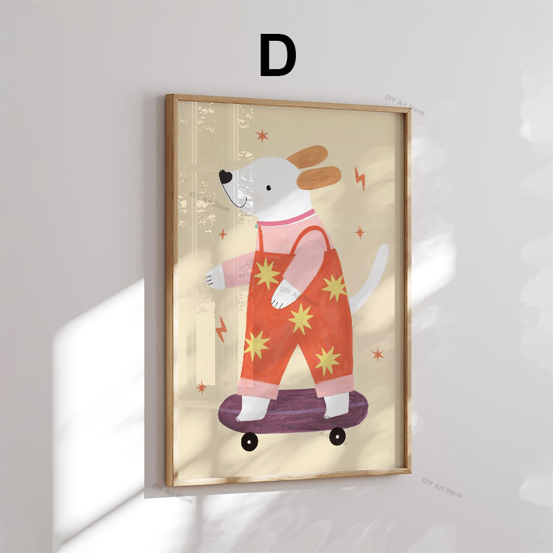 Lustige Cartoon-Tier Kinderzim – Baby Nursery Paintings Bewertung und Preis