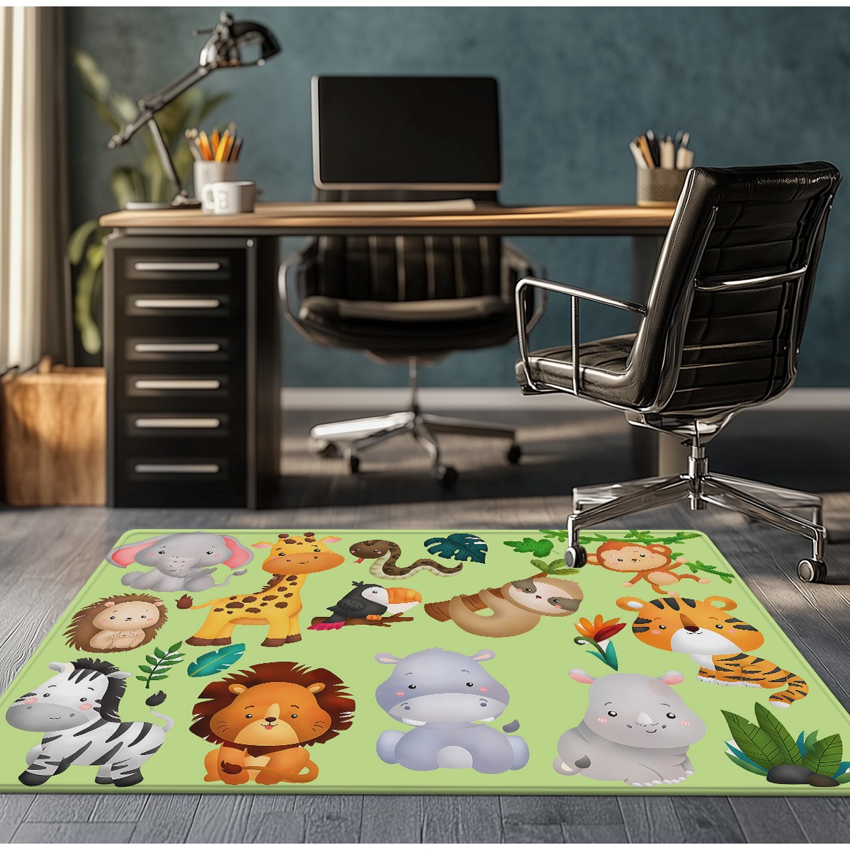 Niedlicher Dschungel-Tierdruck – Baby Nursery Jungle Bewertung und Preis