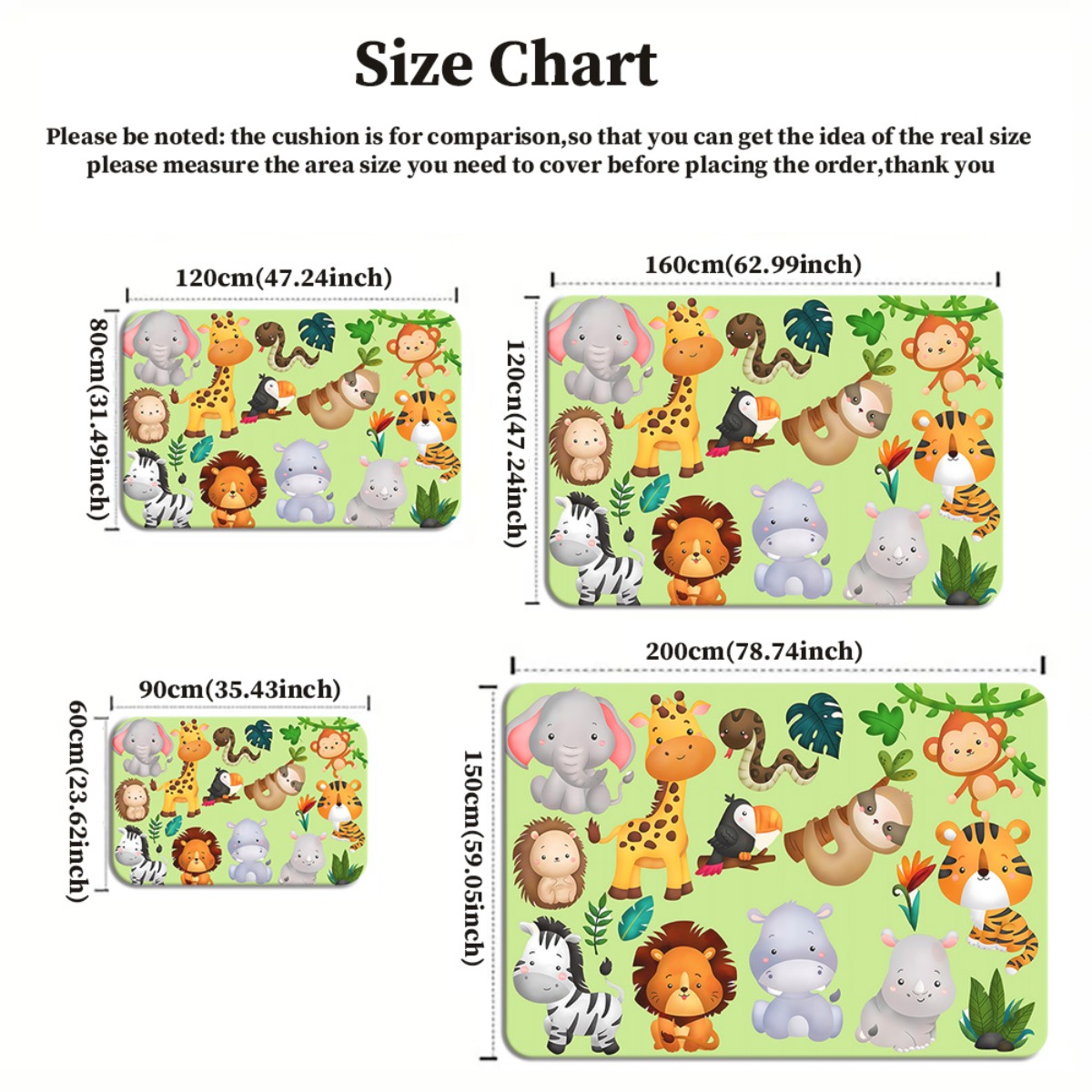 Niedlicher Dschungel-Tierdruck – Baby Nursery Jungle Bewertung und Preis