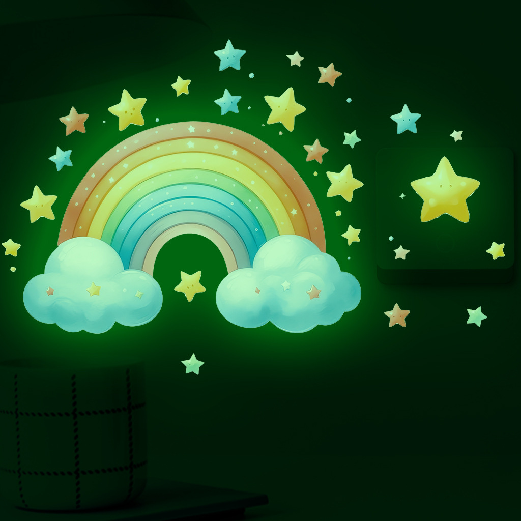 Cartoon Regenbogen Leuchtende  – Baby Nursery Diy Bewertung und Preis