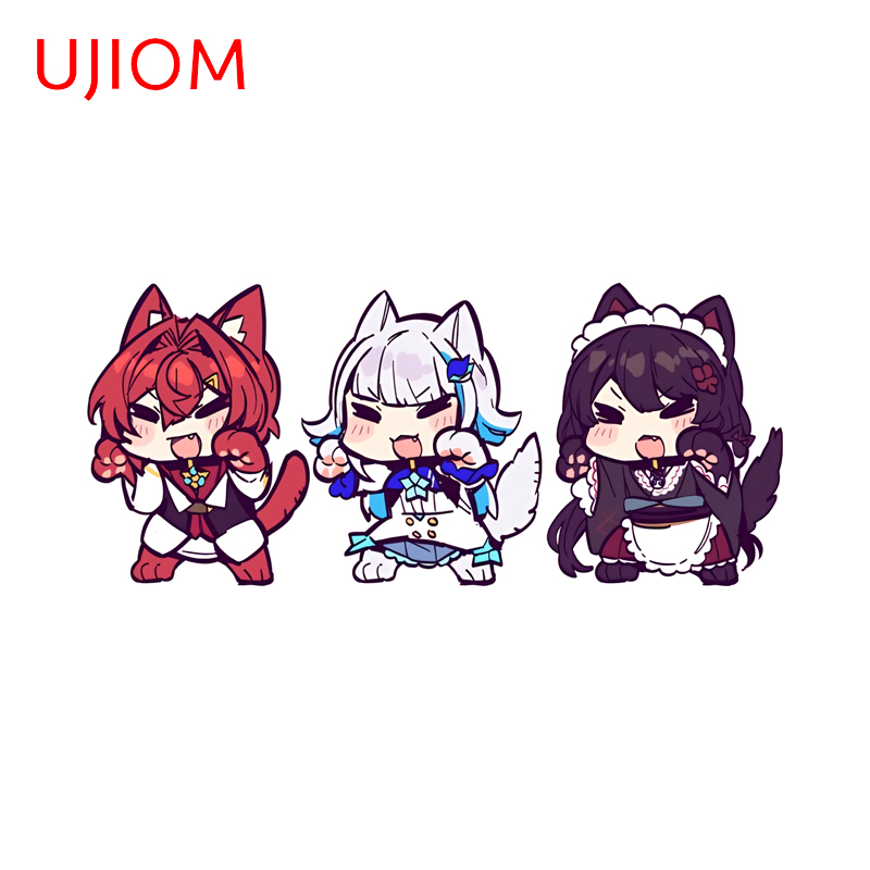 UJIOM Chibi Hololive Drei Mädc – Baby Nursery Wallpaper Girl Bewertung und Preis