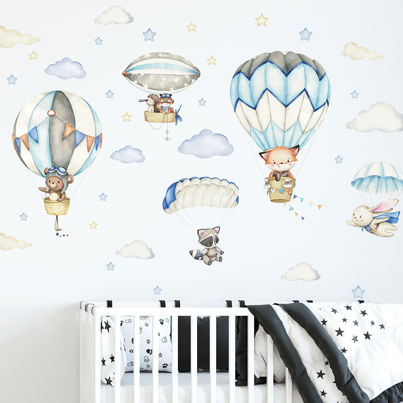 Cartoon Niedliche Tiere Heißlu – Baby Nursery Wall Decals Bewertung und Preis