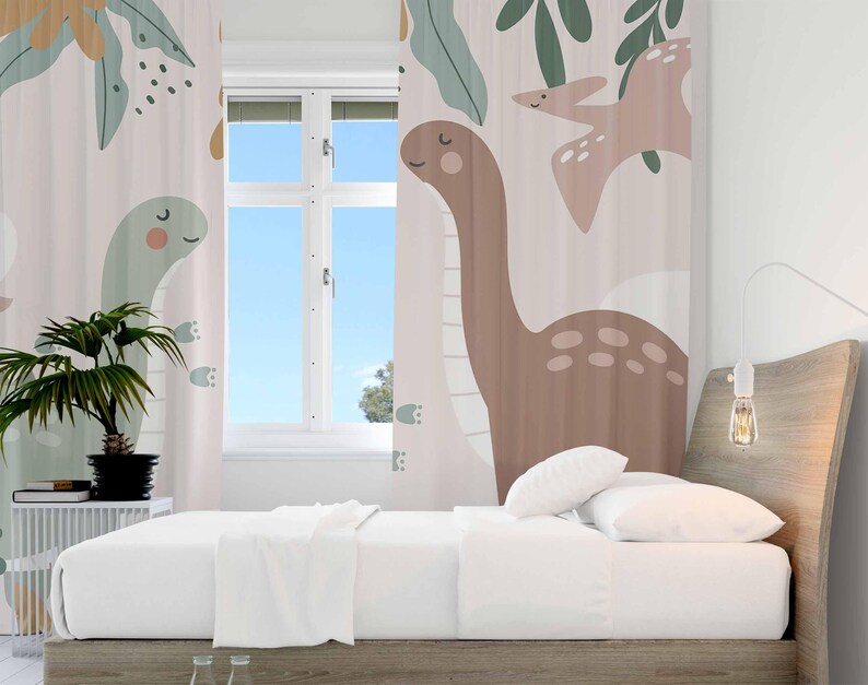Dinosaurier Kinderzimmer Vorhä – Baby Nursery Office Bewertung und Preis