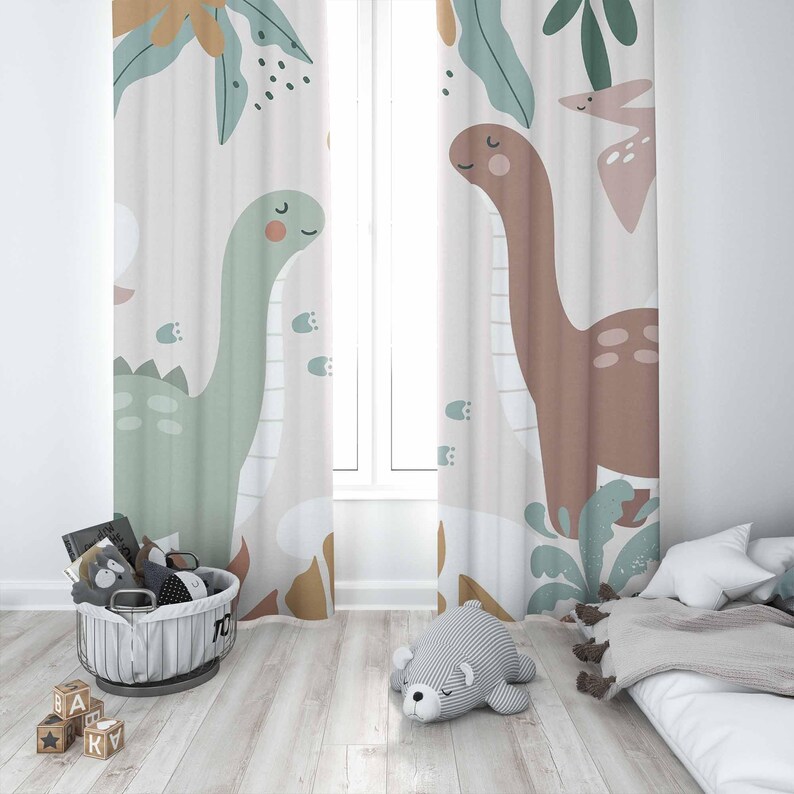 Dinosaurier Kinderzimmer Vorhä – Baby Nursery Office Bewertung und Preis