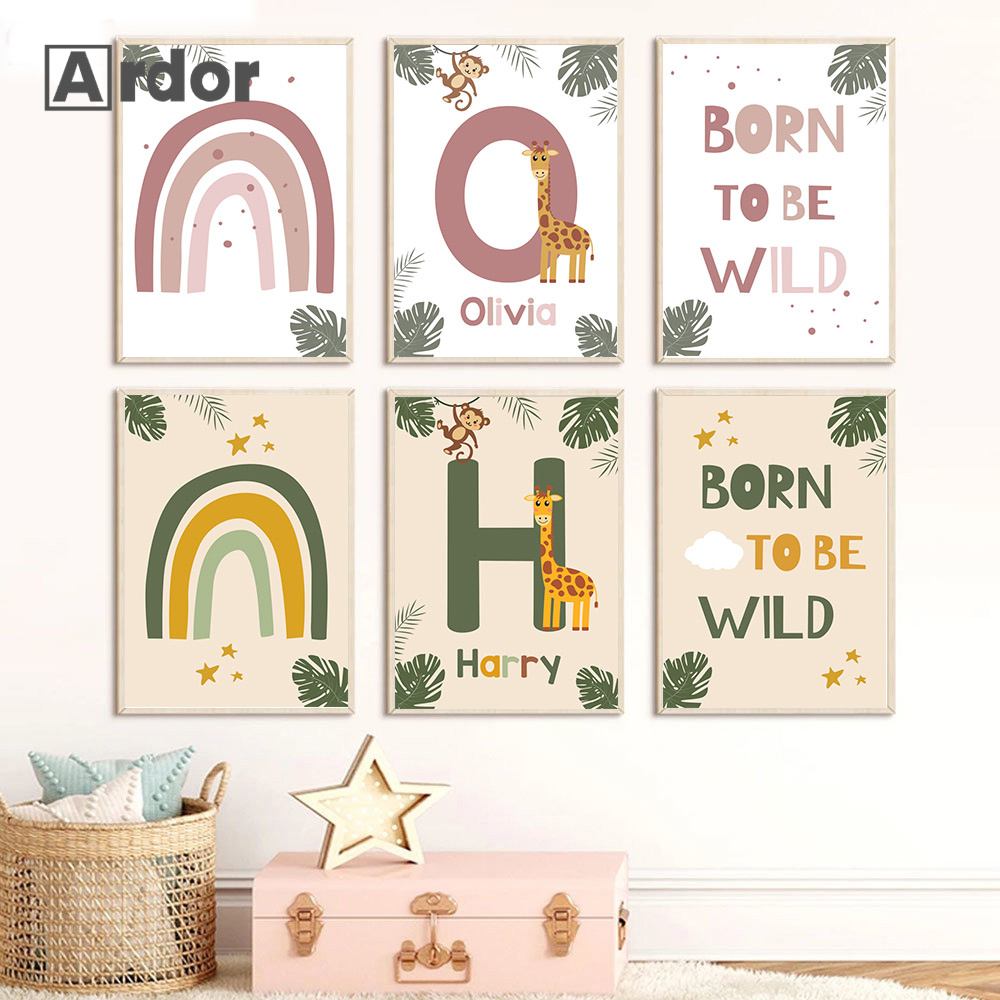 Nordic Dschungel Tier Poster B – Baby Nursery Jungle Bewertung und Preis
