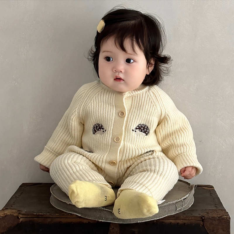 Igel-Stickerei Baby Strick-Str – Baby Nursery Embroidery Bewertung und Preis