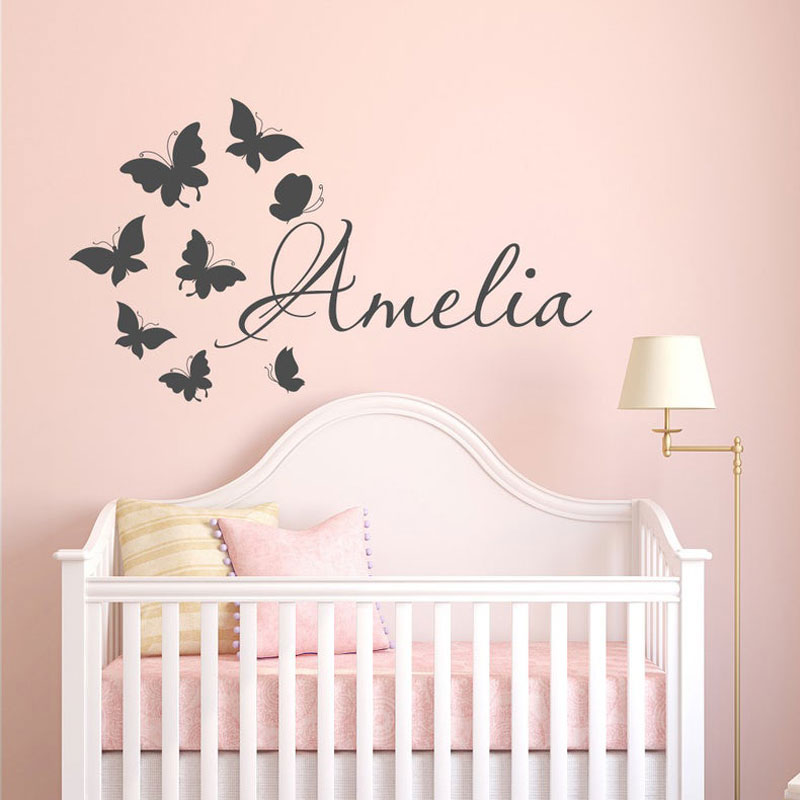 Personalisierte Mädchen Name C – Baby Nursery Wallpaper Girl Bewertung und Preis