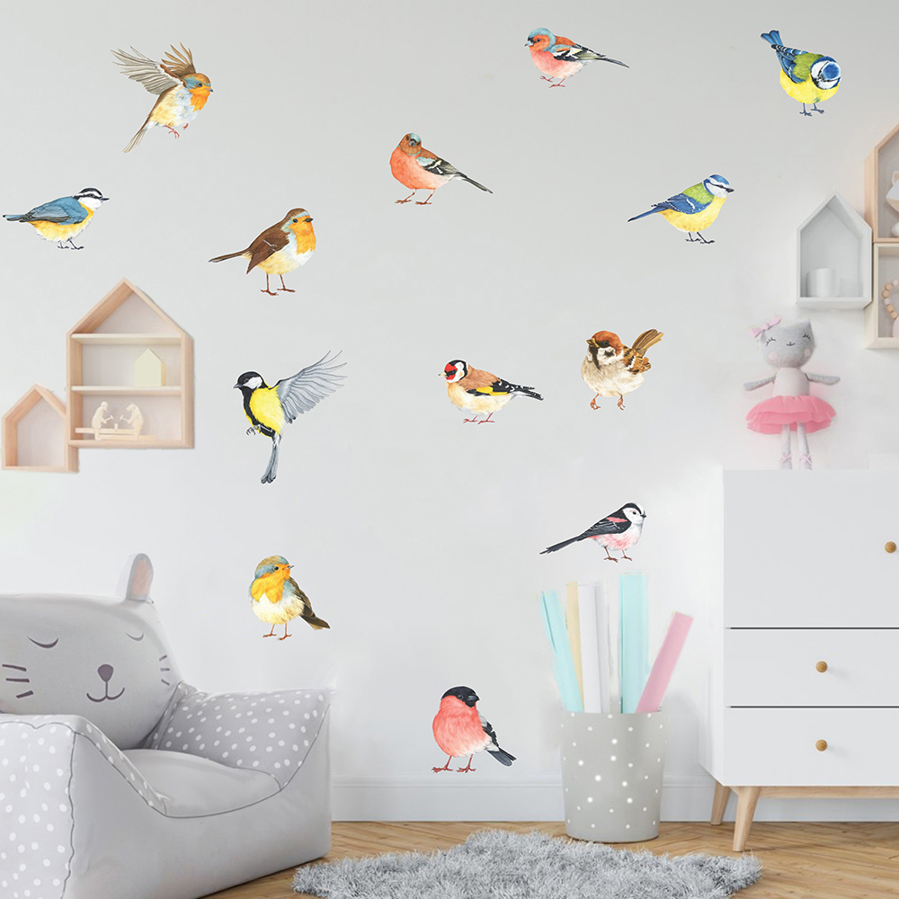 13 Stück kleine Vögel Wandaufk – Baby Nursery Panelling Bewertung und Preis