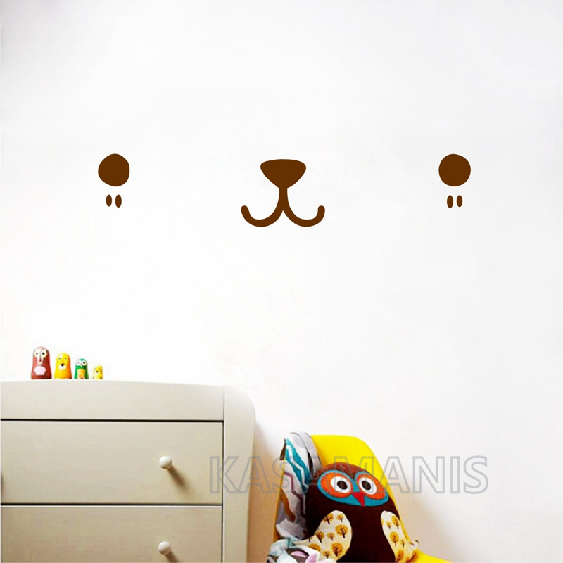 Nette Kawaii Gesicht Wand Kuns – Baby Nursery Furniture Bewertung und Preis