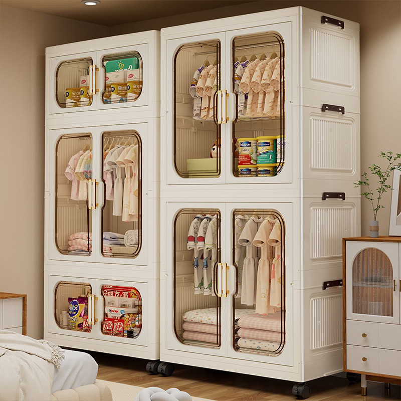 Bunter, faltbarer Kinderkleide – Baby Nursery Wardrobe Bewertung und Preis
