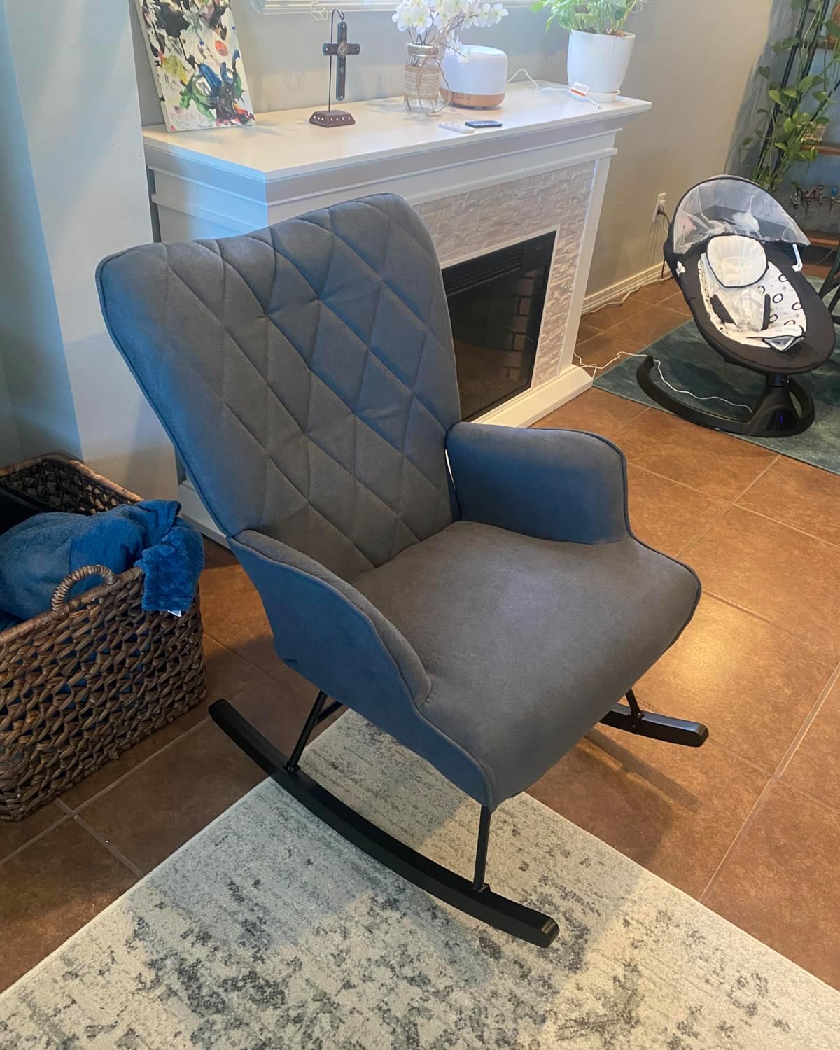 Hochlehniger Gepolsterter Kind – Rocking Chair Nursery Bewertung und Preis