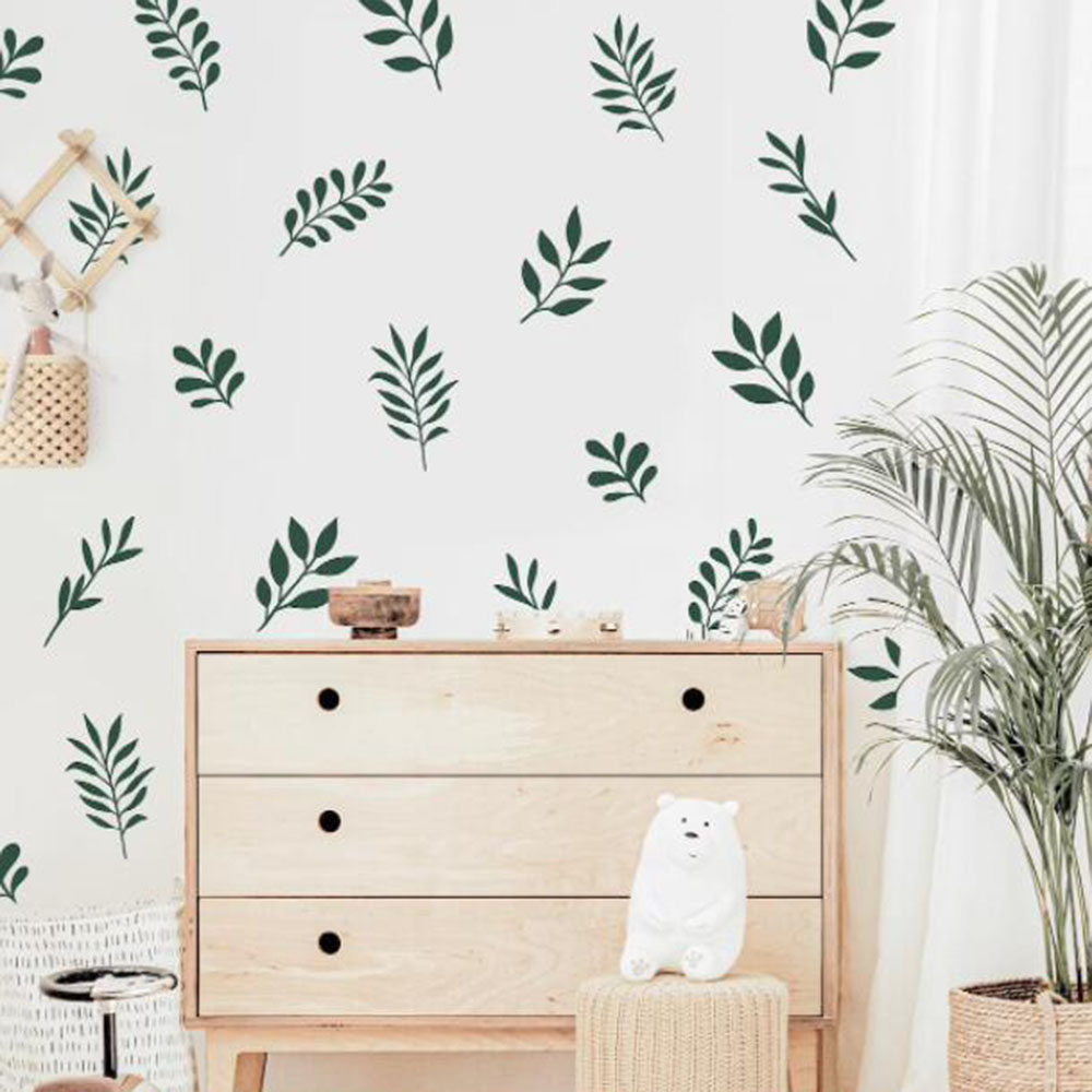 41 Stücke Botanische Blatt Wan – Baby Nursery Panelling Bewertung und Preis