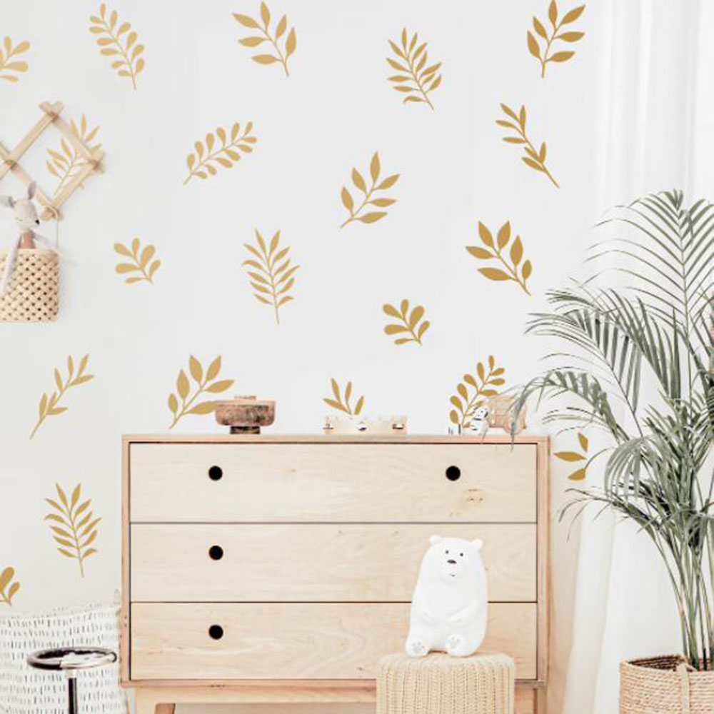 41 Stücke Botanische Blatt Wan – Baby Nursery Panelling Bewertung und Preis