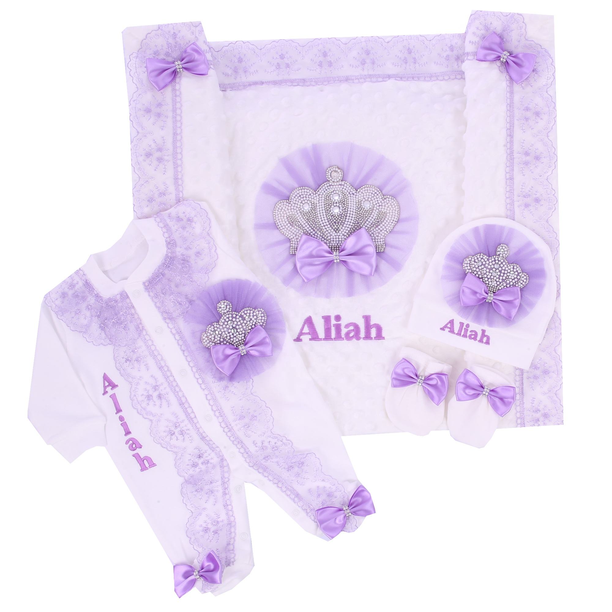 Lavendel Spitze 5 Stück Baby M – Baby Nursery Embroidery Bewertung und Preis