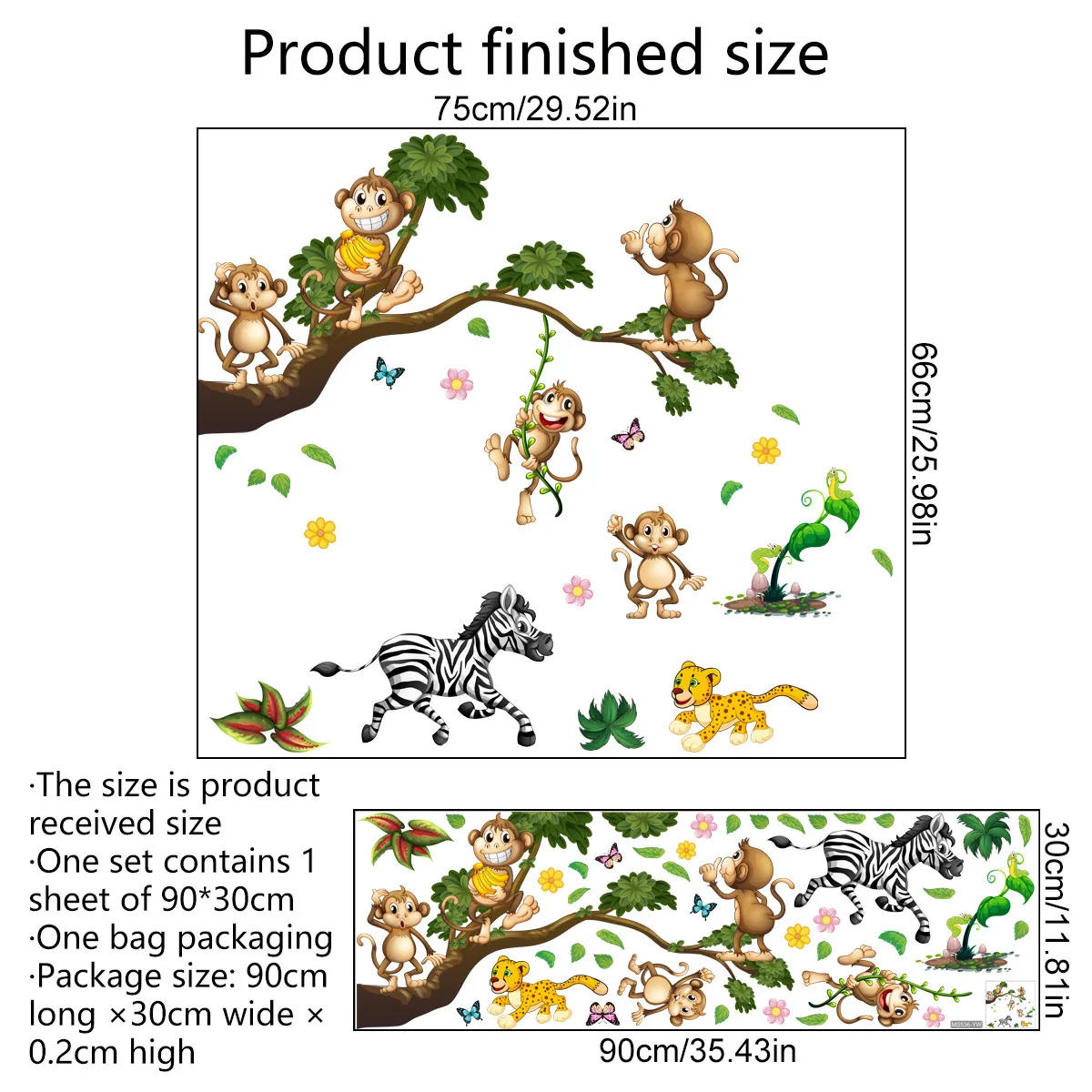Waldtier Löwe Faultier Affe Zw – Baby Nursery Wallpaper Girl Bewertung und Preis