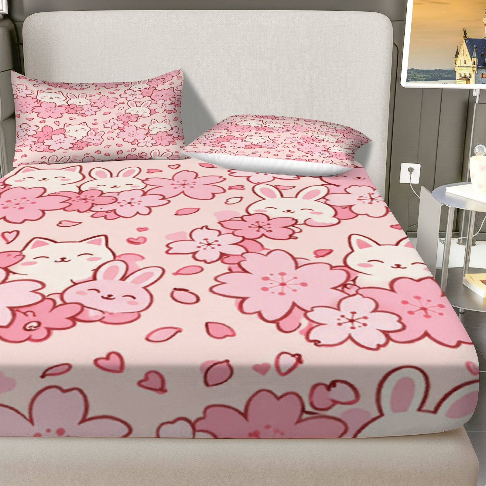 Sakura Rabbit Katzenbettwäsche – Baby Nursery Home Bewertung und Preis