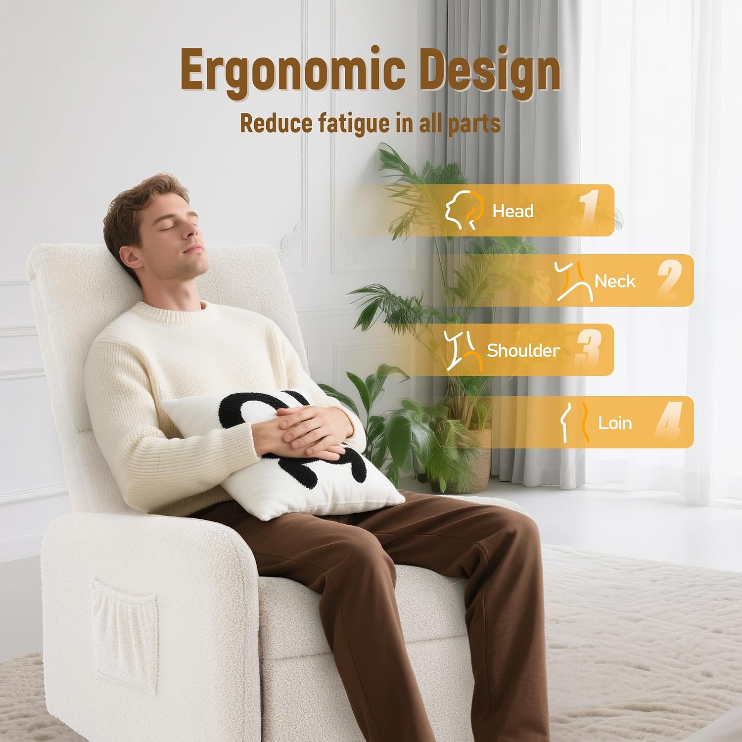 360 °   Schaukelstuhl, Kinderz – Rocking Chair Nursery Bewertung und Preis