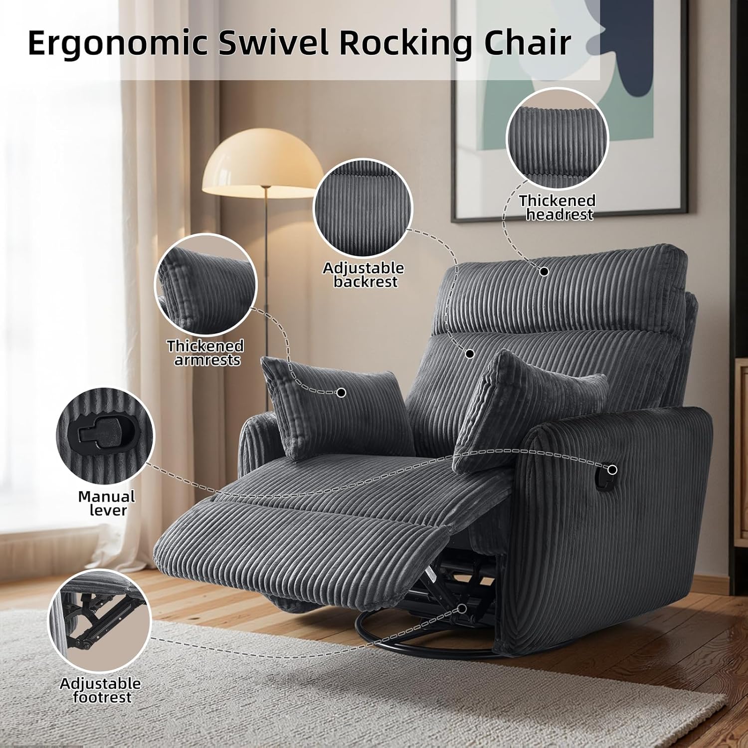 # Drehbarer Kinderzimmer-Gleit – Rocking Chair Nursery Bewertung und Preis