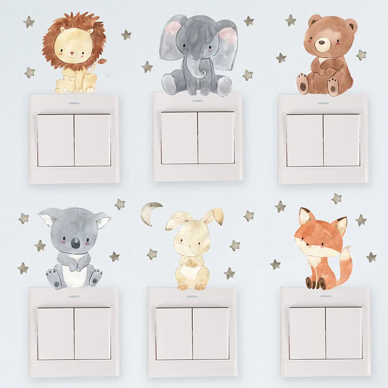Niedliche Waldtier-Wandaufkleb – Baby Nursery Wallpaper Girl Bewertung und Preis