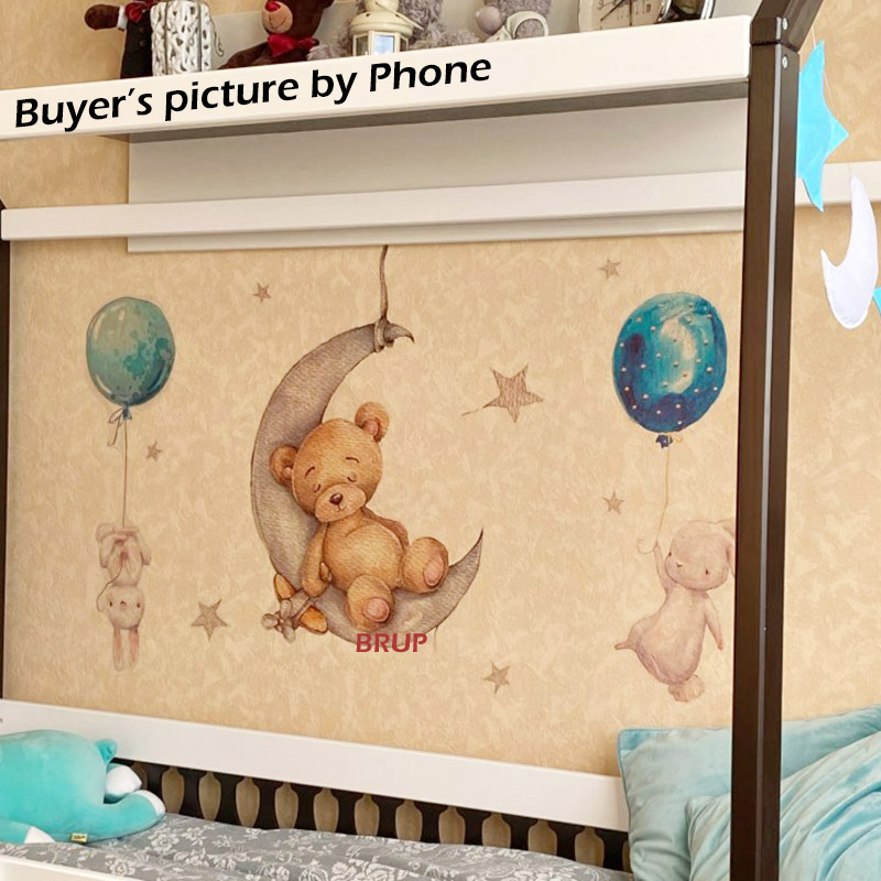 Aquarell Ballon Bunny und Brau – Baby Nursery Panelling Bewertung und Preis