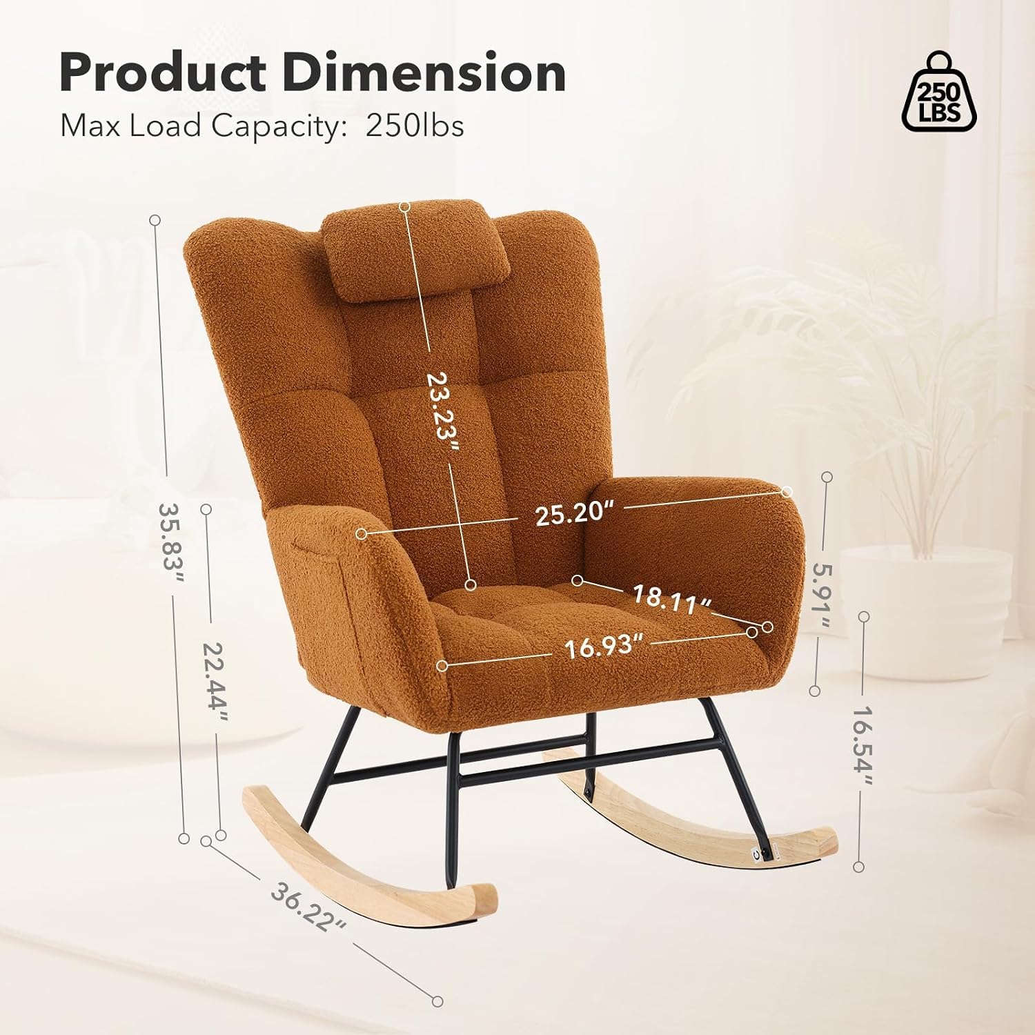 Teddy Glider Rocker Kinderzimm – Rocking Chair Nursery Bewertung und Preis