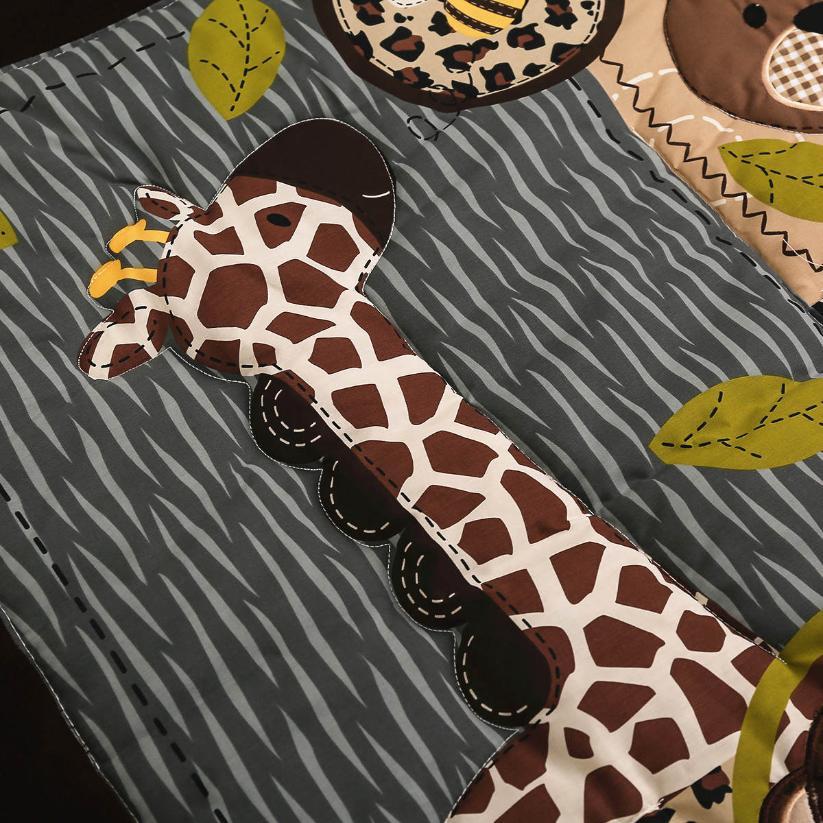 3-teiliges besticktes Bettwäsc – Baby Nursery Jungle Bewertung und Preis